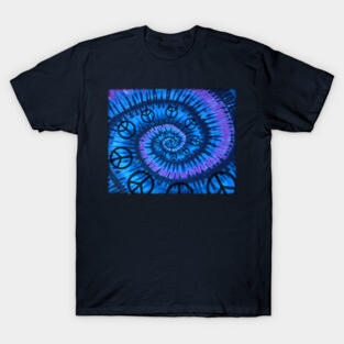 Tie Dye Peace Spiral T-Shirt