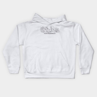 OVERCOME CHIHOKO [WHITE] Kids Hoodie