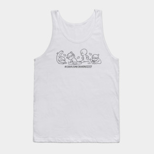 OVERCOME CHIHOKO [WHITE] Tank Top