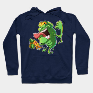 Green Ghost Pizza Hoodie
