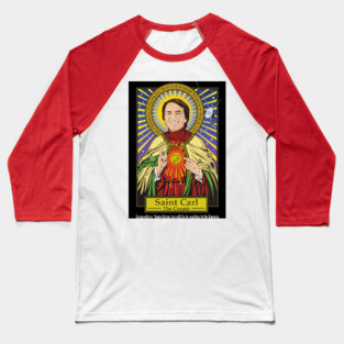 Saint Carl Baseball T-Shirt