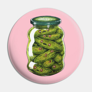 Pickles in a jar Pin