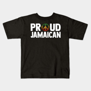 Rasta, Proud Jamaican, Jamaica, Peace Rastafarian Kids T-Shirt