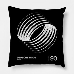 Depeche Mode / Halo / Minimalist Graphic Artwork Design Pillow