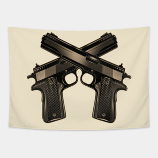 gun Tapestry
