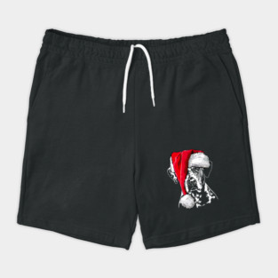 Santa Catahoula Leopard Dog Christmas dog Shorts