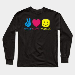 Roblox Peace Love Long Sleeve T-Shirt