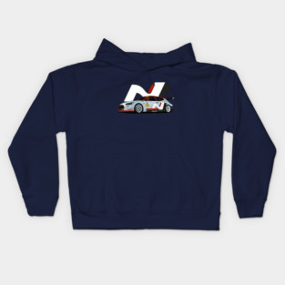 Veloster N TCR Race Car Kids Hoodie