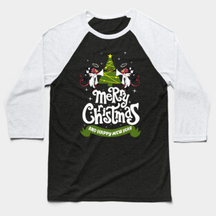 Helluva Boss - Merry Christmas and Happy New Year! Baseball T-Shirt
