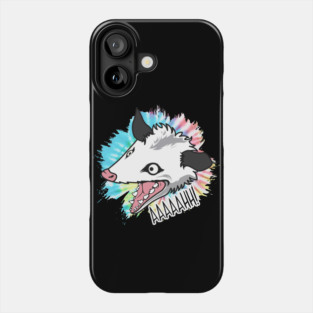 Screaming Possum • Aaah! Possum Phone Case