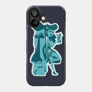 TIKI AND GIRL Phone Case