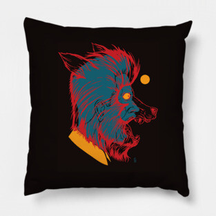 Werewolf Transformation Pillow