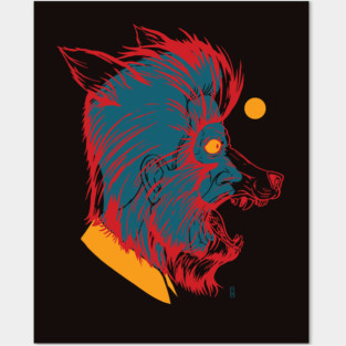 Werewolf Transformation Posters and Art