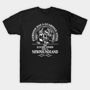 Newfoundland Guardian Angel dog sayings T-Shirt