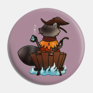 Fall Witch Pin