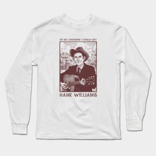 Hank Williams Long Sleeve T-Shirt