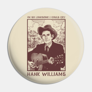 Hank Williams Pin