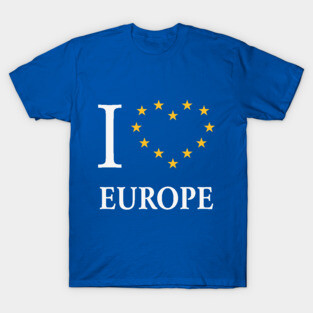 I Love Europe / I Heart Europe T-Shirt