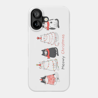 Meowy Christmas #3 Phone Case