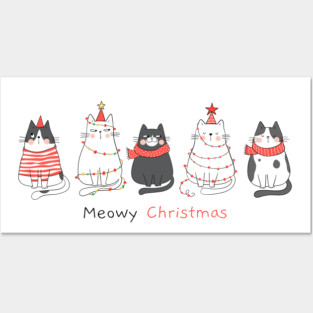 Meowy Christmas #3 Posters and Art