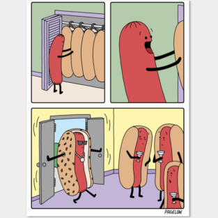 Hot Dog! Posters and Art