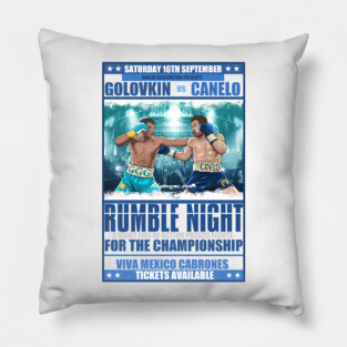 Golovkin vs Canelo Pillow