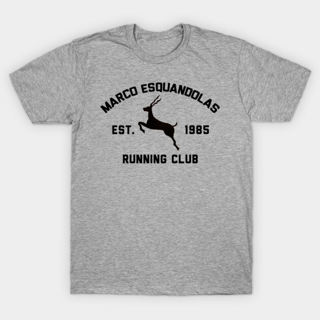 Marco Esquandolas Running Club T-Shirt by JonnysLotTees