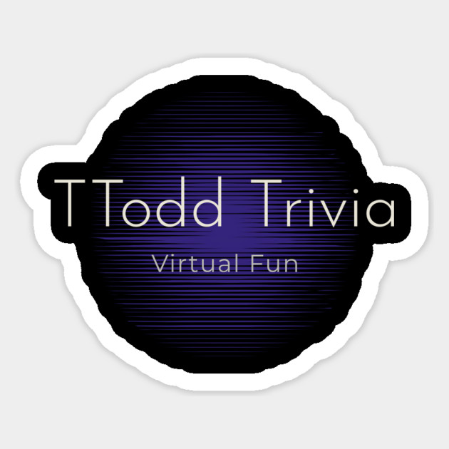 TTodd Trivia Sticker by TTodd  Trivia
