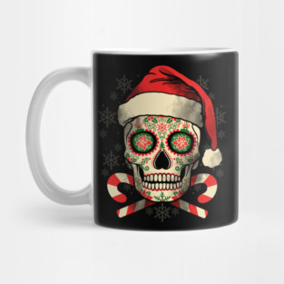 Calavera Christmas ugly sweater Mug