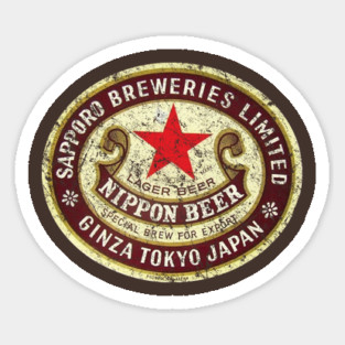Nippon Beer Sticker