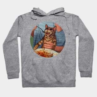 Spaghetti Cat Hoodie