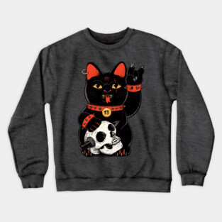 Unlucky Black Cat Crewneck Sweatshirt