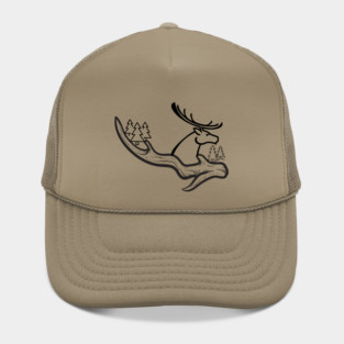 Elk Antler Scene shirt Hat