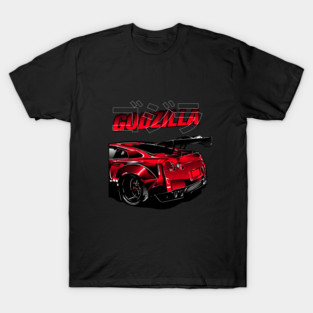 Godzilla Nissan GT-R T-Shirt