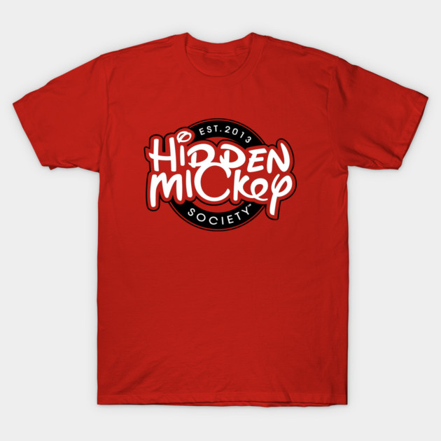 Classic Black & White HMS Logo T-Shirt by hiddenmickeysociety