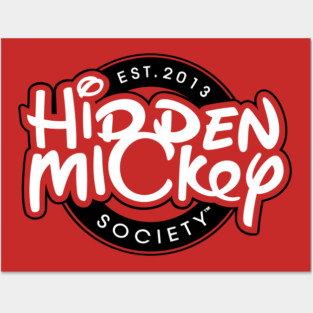 Classic Black & White HMS Logo Posters and Art