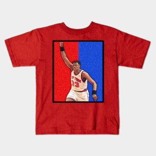Red blue patrick ewing Kids T-Shirt