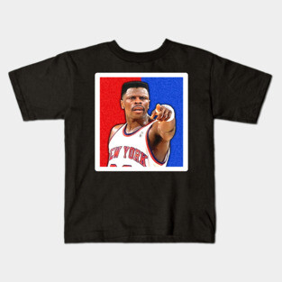 Red and blue patrick ewing Kids T-Shirt