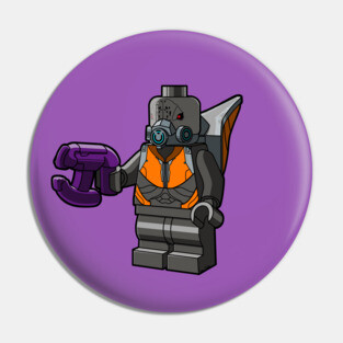 LEGO Halo 3 Grunt (Orange) Pin
