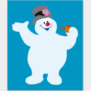 snowman Posters and Art