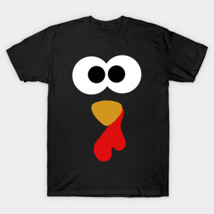 Thanksgiving Turkey Face T-Shirt