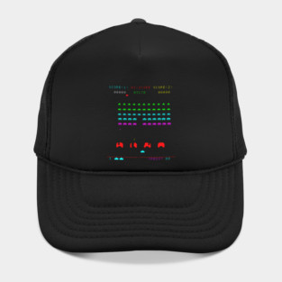 Colorful Space Invaders Hat