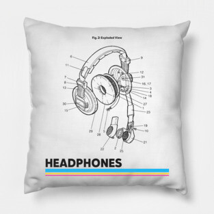 Design of Headphones Pillow