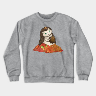 Leafy Hedgehog Crewneck Sweatshirt