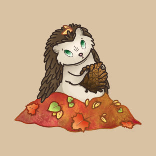 Leafy Hedgehog T-Shirt