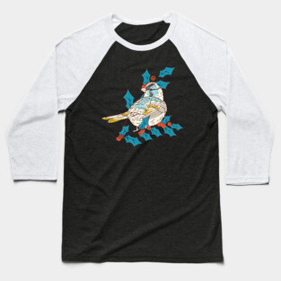 Hiding Bird Baseball T-Shirt