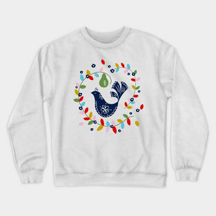 Classic Christmas  Partridge in a Pear Tree Crewneck Sweatshirt