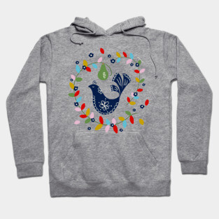 Classic Christmas  Partridge in a Pear Tree Hoodie
