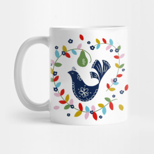 Classic Christmas  Partridge in a Pear Tree Mug