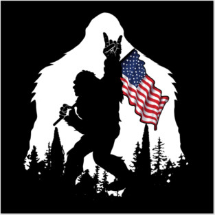 Big Foot - American Proud Posters and Art